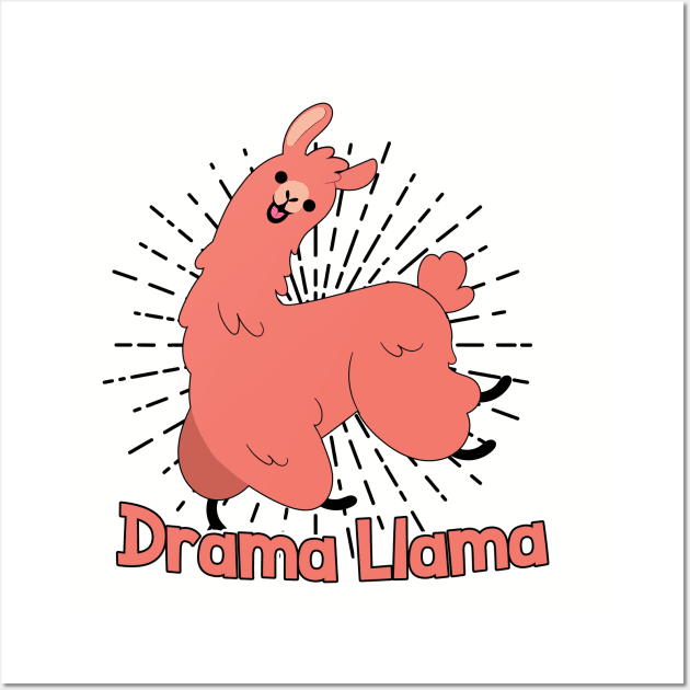 Drama Llama Wall Art by Vault Emporium